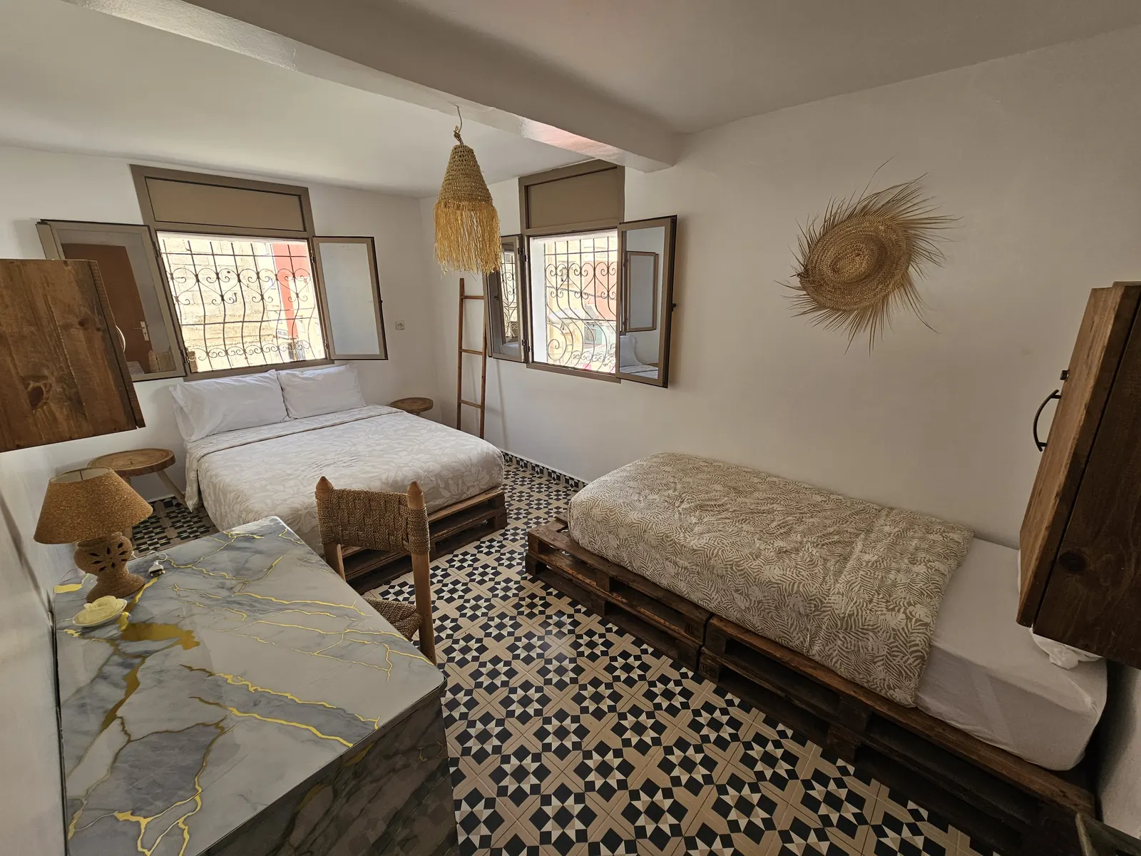 Deluxe Triple Room at Jurassic Surf House